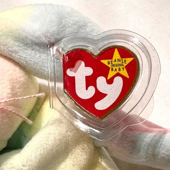 Ty Beanie Baby "Hippie" Vintage 1999 - New w/All Tags and Heart Protector - Picture 7 of 12